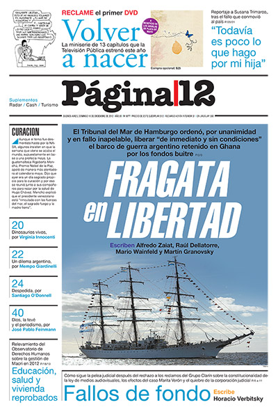 Tapa de la fecha 16-12-2012