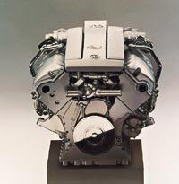 El motor del Lupo TDI, que cubre 100 kilómetros con 3 litros.