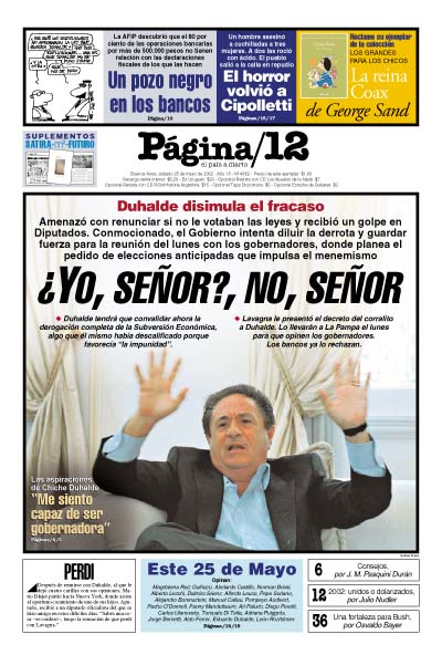 Tapa de la fecha 25-05-2002