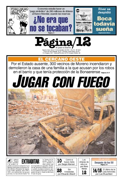 Tapa de la fecha 11-11-2002