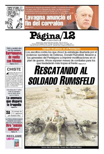 Tapa de la fecha 28-03-2003