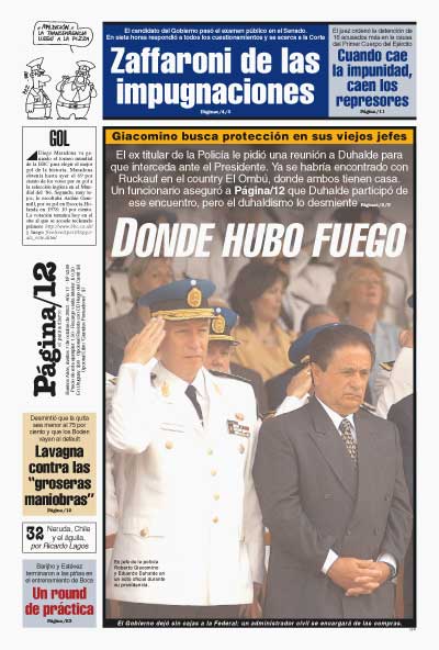 Tapa de la fecha 07-10-2003