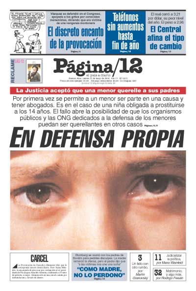 Tapa de la fecha 21-05-2004