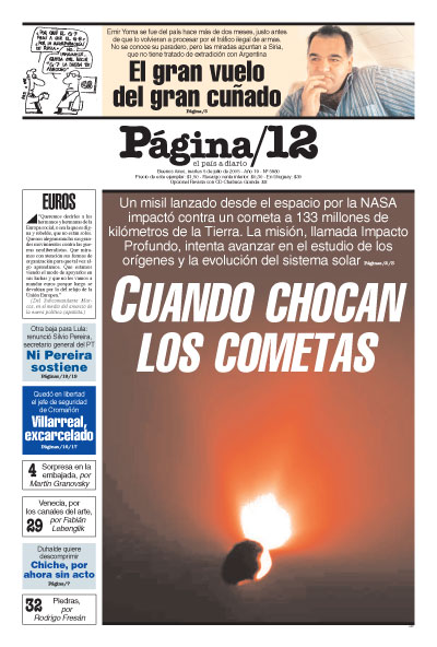 Tapa de la fecha 05-07-2005