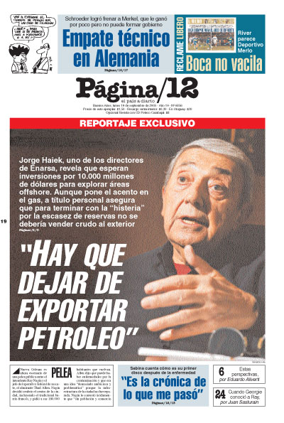 Tapa de la fecha 19-09-2005