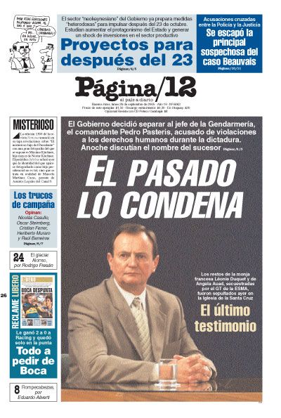 Tapa de la fecha 26-09-2005