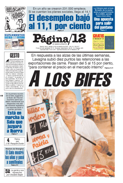 Tapa de la fecha 19-11-2005