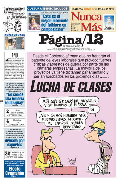 Tapa de la fecha 20-05-2006