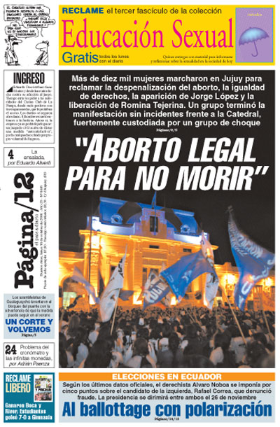 Tapa de la fecha 16-10-2006