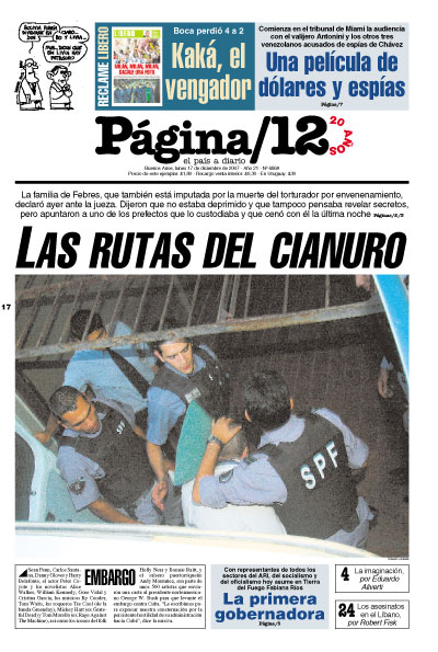 Tapa de la fecha 17-12-2007