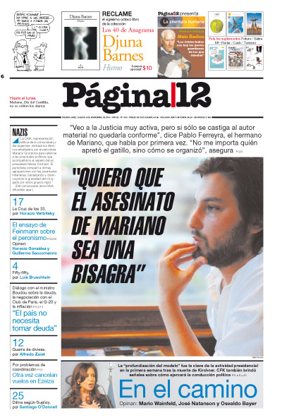 Tapa de la fecha 07-11-2010