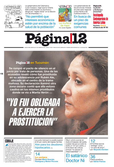 Tapa de la fecha 15-02-2012