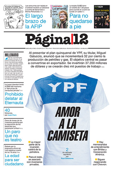 Tapa de la fecha 31-08-2012