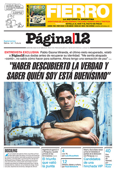 Tapa de la fecha 08-09-2012