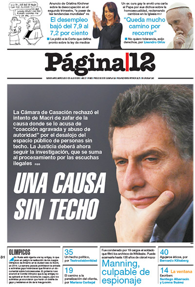 Tapa de la fecha 31-07-2013