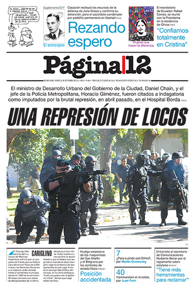 Tapa de la fecha 20-09-2013