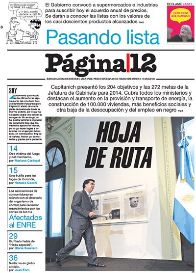 Tapa de la fecha 03-01-2014