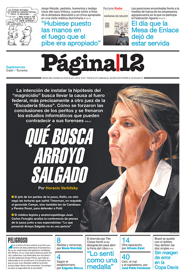 Tapa de la fecha 08-03-2015