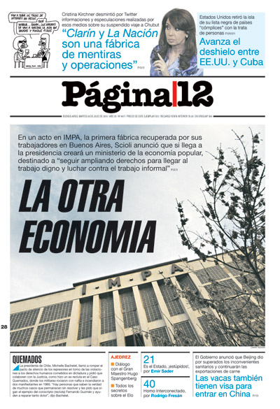 Tapa de la fecha 28-07-2015