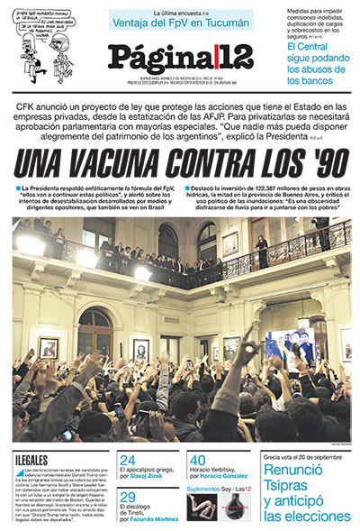 Tapa de la fecha 21-08-2015